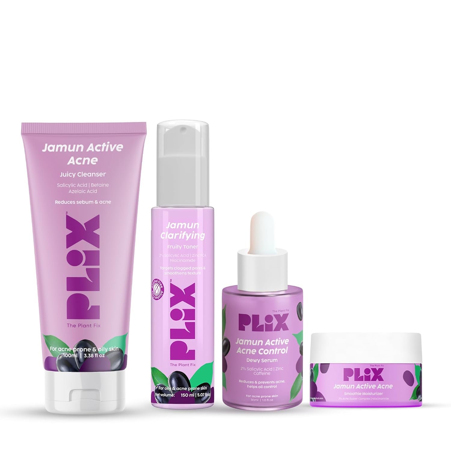 The Plant Fix Plix Jamun Active Acne Range